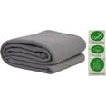thumbnail image 2 of Eurotex Premium Cotton Blankets for King Size Bed | All-Season Cozy 100% Cotton King Size Blanket | Diamond Soft & Lightweight Fall Thermal Blanket fits California King Size Bed, 108x90 | Flint Grey, 2 of 10