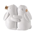 thumbnail image 4 of 2 piezas de estatuas de conejo para parejas, decoración de conejitos, manualidades, regalo de bodas, centro de mesa, escultura, moderno para, 4 of 9
