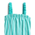 thumbnail image 2 of Wonder Nation Toddler Girls Ribbed Tank Top and Shorts 2-Piece Set, Sizes 12M–5T, 2 of 3