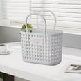 thumbnail image 5 of Yonrjhukm Portable Bath Storage Basket, Versatile Plastic Bathroom Organizer for Daily Use, Travel, Outdoor Activities, and Home, Easy to Clean & Maintain, 5 of 6