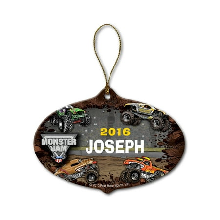 Personalized Monster Jam Stadium Christmas Ornament