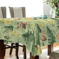 thumbnail image 5 of Yayeee Tablecloths 54" x 54" Rectangle Wrinkle Resistant Party Table Cover, Cartoon Forest Animals, 5 of 8