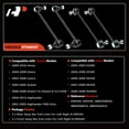 thumbnail image 2 of A-Premium 4Pcs Front Rear Sway Bar Link Stabilizer Link Kit Compatible with Toyota Camry Highlander Solara Venza Lexus RX330 RX350 RX400h ES300 ES330, 2 of 9