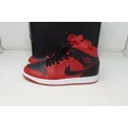 thumbnail image 2 of N I-K-E A i r-Jor-dan 1 Mid Reverse Bred Black Red Shoes 554724-660 Men's 10.5, 2 of 6