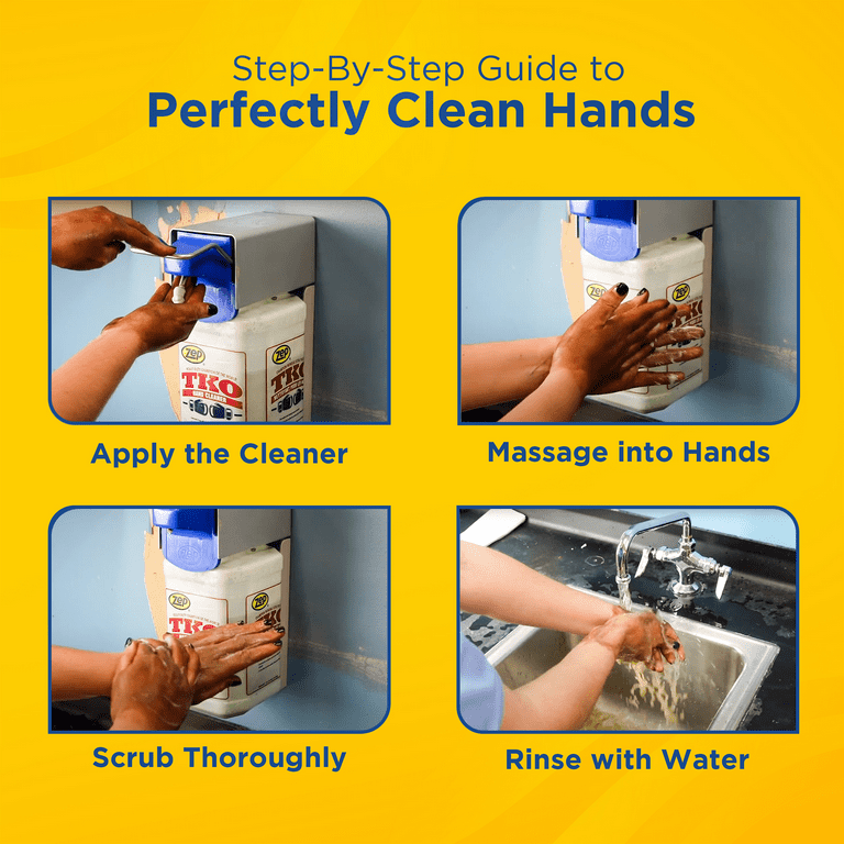Zep TKO Industrial Hand Cleaner, Heavy-Duty Degreaser for