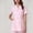#0753-Pink, variant on Women Lapel Short Sleeve Breathable Uniform Top Medical Nurse Scrub Workwear White L Gift
