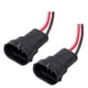thumbnail image 1 of Speravity Adaptadores de conector de extensión de enchufe precableado para faros delanteros enchufes de repuesto para bombillas, 1 par Bombillas para automóviles Speravity VI2003-00B, 1 of 6