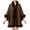 Coffee, variant on YYDGH Women's Faux Fur Shawl Wrap Winter Cape Poncho with Fur Trim Sleeveless Cardigan Dressy Cloak Coats