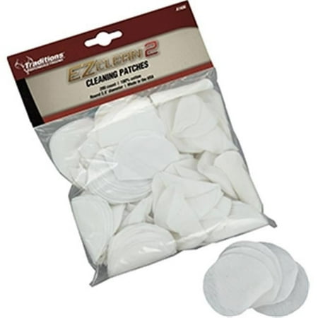 UPC: 0040589012490 | Traditions EZ Clean 2 Cleaning Patches .45 – .54 cal 100pk