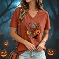 thumbnail image 2 of Women's T Shirt Short Sleeve Top Daily Tunic Blouse Graphic Blouse Casual Basic Tee, 2 of 5