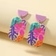 thumbnail image 2 of Nuevo patrón Pendiente Nuevo Retro FlowerContrast Color Square Pendientes Acrílico Simple Candy Color Pendientes Pendientes Piercing Dengxun unisex, 2 of 2