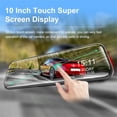 thumbnail image 4 of yeacher 10-Inch Dual-Lens Car Dash Cam with 2K HD, Night Vision, WiFi, GPS, and 32GB Card for Front and Rear Recording, 4 of 6