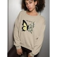 thumbnail image 2 of Let Life Surprise You Daisies Sweatshirt Women -Image by Shutterstock, Female XX-Large, 2 of 4