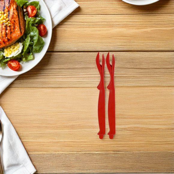 OUNONA 8Ud Herramientas Portátiles Para Comer Cangrejo Plástico Para Cena De