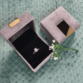 thumbnail image 6 of SOLITAIRE JEWELS 2.5ctw Radiant cut moissanite Diamond Engagement Ring 14K Yellow Gold Simple Solitaire Ring for Her, 6 of 6
