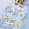thumbnail image 2 of about 12Pcs Rectangle Book Photo Frame Pendant Charms Gold Photo Locket Charms with Loop Metal Memory Photo Pendants for DIY Jewelry Making Necklace Bracelet DIY Crafts, 2 of 5