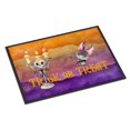 thumbnail image 1 of "Treasures BB7461JMAT Halloween Trick or Treat Indoor or Outdoor Mat, 24H X 36W, Multicolor doormat" Caroline's Treasures BB7461JMAT, 1 of 1