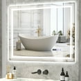 thumbnail image 3 of Costway 36" x 28" Defogging LED Bathroom Mirror Shatter-Proof Vanity Mirror 3 Colors, 3 of 10