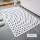 thumbnail image 1 of White Shower Mat, Shower Mat with Suction Cup, Washable Non-Slip Bathtub Mats, Easy to Clean for Bathroom, 1 of 5