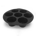 thumbnail image 5 of Air Fryer Silicone Cupcake Pan - 3.5-5.8l Air Fryer Muffin Pan Bites Mold Nonstick  Cups Molds Silicone Muffin Pan For Air Fryer Accessories - 7 Muffin Maker Cupcake Tray Baking Mold, 5 of 7