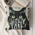 thumbnail image 3 of cat dad Pillow Covers, cat dad Gifts,cat , Best cat dad Linen Cushion Cover for Living Room, 3 of 5