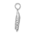 thumbnail image 3 of FJC Finejewelers 925 Sterling Silver d Polished/Textured Shell with Starfish Charm 23 x 14 mm, 3 of 6