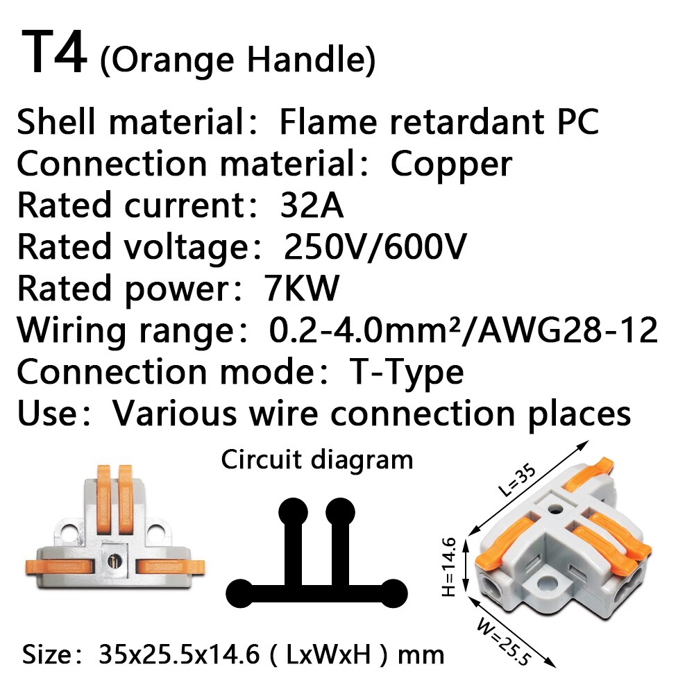 Conector de Cable compacto Universal 222X 212, conexión de cableado ...