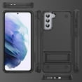 thumbnail image 7 of Samsung Galaxy S21 Plus 5G Case Military Shockproof Magnetic Kickstand Cell Phone Cover Protective with Upgrade Hard PC & Premium Soft TPU Kickstand for Galaxy S21 Plus 6.7 inch Black, 7 of 7