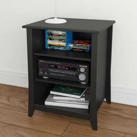 Megalak Finition Tuxedo Stereo Cabinet - Black