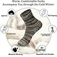 thumbnail image 3 of Diufon Women's Yoga Dance Socks Cotton Non-Slip Crisscross Design Bottomed Socks Soft Breathable Athletic Socks, 3 of 5