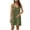 Army Green, variant on qolati Summer Dresses for Women 2025 Sleeveless Nightgown V Neck Full Slip Sleep Dress Spaghetti Strap Casual Swing Tank Mini Dresses
