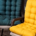 thumbnail image 2 of 27" Floor Folding Chair with Back Support, Padded Folding Gaming Sofa Chair, Cortable Gaming Chair Recliner Seat with Comfy Cushion, for Teens (Green, 70cm/27.56inch), 2 of 7
