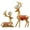 Gold, variant on 2PCS Christmas Reindeer Table Ornaments Christmas Decoration Indoor Decoración De Navidad Para Sala Decoracion Navideña Interior Christmas Decorations for Home Indoor Outdoor