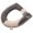 Gray, variant on Soft Toilet Seat Cushion with Adhesive Straps & Handle | Comfortable Bear Design | Fits Round & Elongated Toilets | Easy to Clean | Home, Office & Public Use
