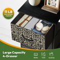 thumbnail image 5 of 4 Drawer Vertical Storage Dresser with Wood Top Fabric Pull Drawers, 5 of 8