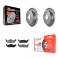 thumbnail image 1 of Transit Auto Rear Coated Disc Brake Rotors and Semi-Metallic Pads Kit for Car 2004 Ford F-150 with 5 Lug Wheels 11th Digit Of Vin Is C KGS-101576, 1 of 11