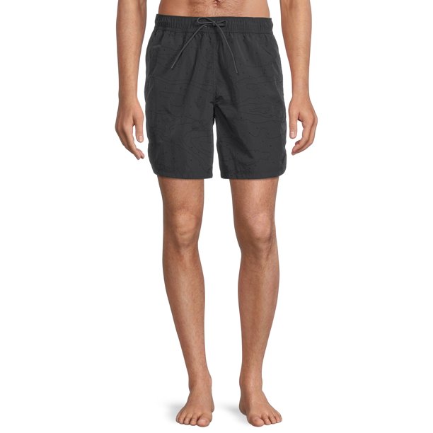 Athletic Works Men's and Big Men's Active Pull On Nylon Shorts, Sizes S