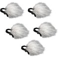 thumbnail image 1 of Premium 5 Pack Universal Furry Lavalier Microphone Windscreen Muff, Shure, Rode, and 8-13 mm Lapel Mics to enhance your experience, 1 of 4