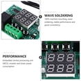 thumbnail image 4 of EeaseCA 2PCS Digital Thermostat Module 12V Dual Display Temp Control Board with Sensor, 4 of 8