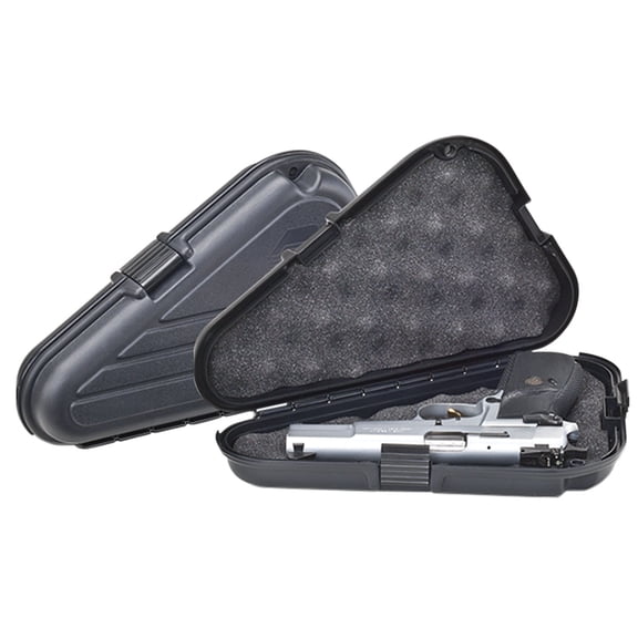Plano Pro-Max Lockable Handgun Case, Black, Polymer, 12" x 2.25" x 7"