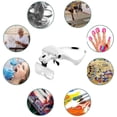 thumbnail image 5 of Ctmw Loupes Avec Lumire Mains Libres Bandeau Loupe Support Loupe Loupe Avec Led Lumires Pour Loisirs, Lecture, 5 of 5