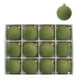 thumbnail image 5 of Adornos de bolas de Navidad de terciopelo Paquete de 12 | Adornos colgantes decorativos de plástico marrón flocado de 2.4" | Duradero, fácil de colgar, textura elegante | Decoración de árbol de, 5 of 6