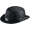 Derby Hat, variant on PMU Halloween 1 Pc Black Felt Top Hat with Black Band