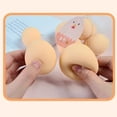 thumbnail image 4 of Diceymbol Realistic Egg Slow Rebound Stress Relief Squeeze, Soft Resilient Calming Comfort, Minimalist Design for Office & Home Daily Relaxation and Desk Decor, 2.28IN, 4 of 7