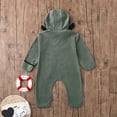 thumbnail image 7 of Utlike Girls Jacket Coat Ears Hooded Baby Romper Bear Footed Thermal Jumpsuit Coat&Jacket Back To School Top For Photoshoot Size 18 Months-24 Months, 7 of 7