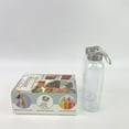 thumbnail image 6 of BNFHTD Reusable plastic water bottles sold empty, 16oz Clear plastic Bottles with Stainless Steel Lids, Reusable plastic Drink Bottles with Caps, Juice Bottles for Juicing, Kombucha, 6 of 7