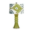 thumbnail image 1 of IMAX Corporation Megaran Glass Table Lamp in Green, 1 of 1