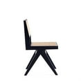 thumbnail image 5 of Manhattan Comfort Hamlet 17.72" Wood Dining Chair in Black (Set of 4), 5 of 7