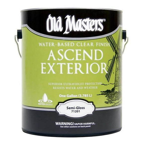 1 gal Ascend Semi-Gloss Clear Water-Based Finish - Pack of 2