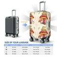 thumbnail image 6 of Lsque Frog Sitting On Mushroom Printed Luggage Cover, Travel Luggage Protector,Scratch and Dirt Resistant, Fits 18-32 Inch Luggage - X-Large, 6 of 9